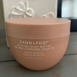 🆕 SAND+FOG White Vanilla Whipped Body Butter